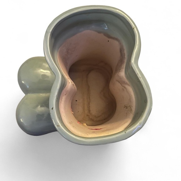 Green Ceramic Boot Planter​ - Picture 2 of 4